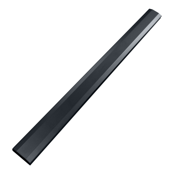 Aluminium cable cover with click-lock system 110 cm long, black